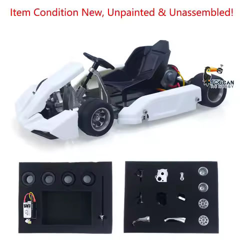 KIT JDM 298A 298B 1/10 4x4 RC Go-Kart Unlimited DIY Model Vehicle Remote Control Electric Racing Car