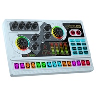 Podcast Equipment Bundle,Sound Board Voice Changer,Audio Interface with Mixer&amp;Vocal Effects,Studio All-in-one XLR DJ Mixer for Live Streaming/Phone/PC/Recording/Gaming/Tiktok