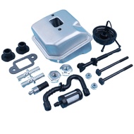 Muffler Exhaust Silencer Kit For Stihl 018 MS180 017 MS170 MS 180 170 MS180C MS170C Chainsaw Bar Stu