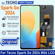 หน้าจอ+ทัชสกรีน สำหรับ tecno Spark Go 2024 BG6จอแสดงผล LCD หน้าจอสัมผัส Digitizer แผงประกอบชิ้นส่วนอ