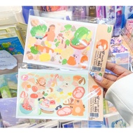 Sticker combo set MHOO-KRATHA (thai bbq) Pork Pan Fun Super Cute [mmm.factory]