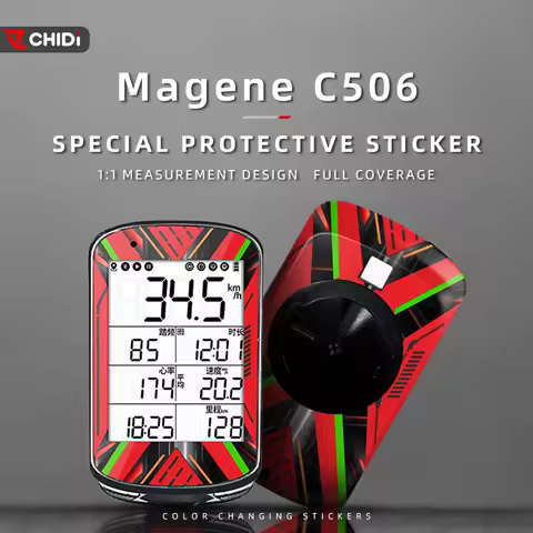 For Magene C506 Bike GPS touch screen decorative sticker Waterproof and scratch-resistant personalit