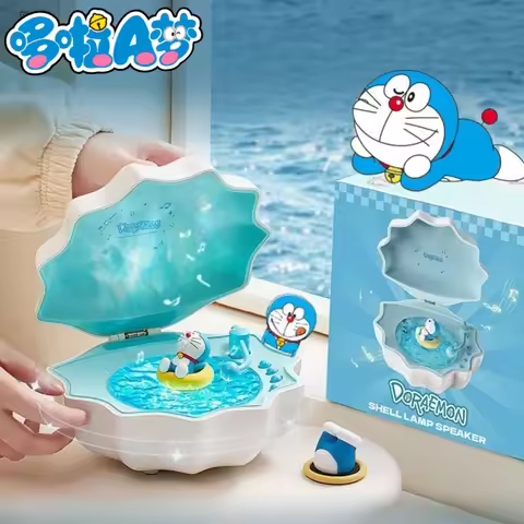 Doraemon cartoon cute kawaii shell sound lights personality creative anime peripherals high sound qu