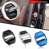 LCX 4PCS Car Door Lock Cover for BMW 1 2 3 5 7 Series X1X2X3X4X5X6G20 G30 G11 G12 Stainless Steel Protective Shall Cases