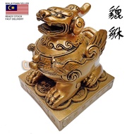KAWAN Pixiu PiYao 8cm Single statue O4 貔貅 比休 辟邪 Wealth Welcoming gift figurine carved resin feng shu
