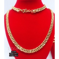 RANTAI LEHER EMAS BANGKOK COP 916/necklace women 916 stamping