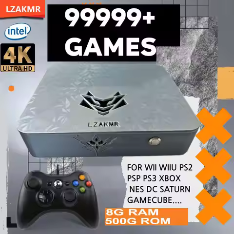 Dual System AK1 Pro Game Box 70000+GAME 8G RAM 500G Game System I5-6600 For PS2 PS3 WII SS NGC Sega 