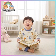 Tinytreasures19 Nb-7yrs old Longsleeve Pajama Lining Pure Cotton Set for Kids Fashion Sleepwear