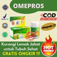 TERLARIS !!! AMPUH !!! Omepros Obat Kolesterol 30 & 60 Soft Kapsul / Suplemen / Omega 3 / Kolesterol