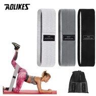 AOLIKES Fitness Hip Loop Resistance Bands Anti-slip Squats Expander Strength Rubber Bands Yoga Gym T