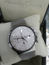 Murah jam tangan alexandre christie ac6245 silver 6245 original