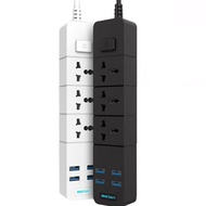 Onesam OS-T08 2.1A 4 USB parts with Auto-id Identification + 3 Power  Socket