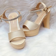 Giày Cao Gót Nữ 12P Khóa Gài Xoàn