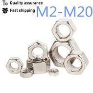 Class 8 Class 12 High-Strength Hex Nut M2-M20 Class 4.8 Nickel-Plated Nut Hardened National Standard