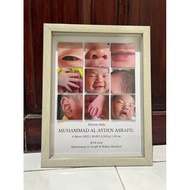 Baby 3D Newborn Frame | 3D Baby Biodata Frame