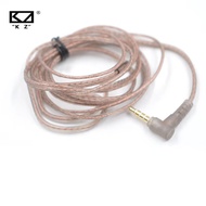 KZ Cable High Purity Oxygen-free Copper Flat Upgrade Cable Earphones Original Cable Wire For KZ EDX 