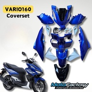 HONDA VARIO160 COVERSET BODY COVER SET BLUE SILVER new