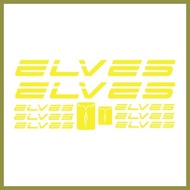 ◲ ❁ ☃ elves mountainbike frame design set stickers