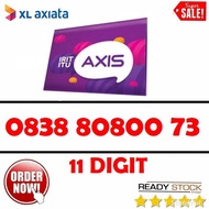 Nomor cantik AXIS axiata 4G ready kartu perdana 11 DIGIT RAPIH 0173