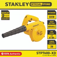Stanley STPT600 Corded Blower 2 In 1 Functions (600W/0-16000 RPM/3.5 M2/Min/Cord 3m)