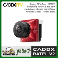 Caddx Ratel 2 Ratel2 V2 Starlight 1200TVL Analog FPV Camera