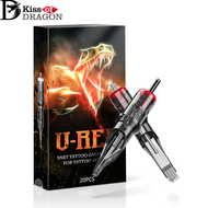 VREX 20pcs Tattoo Cartridge Mix Needle 0.25mm 0.3mm 0.35mm Round Liner Shader Magnum Tattoo Needles 