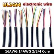 UL2464 Electronic Wire Tinned Copper Multi-Core Power Wire 16AWG 14AWG Signal Connection Wire -1/2  