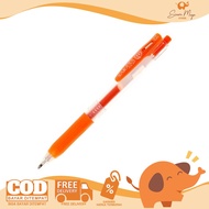 Zebra Sarasa Clip 0.5mm RED ORANGE Quality Zebra Sarasa Pen/
