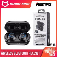 REMAX TWS-16 True Wireless Music Call Headset Bluetooth V5.0 Earbuds Hifi Sound