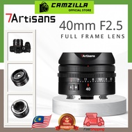 7Artisans AF 40mm f/2.5 Lightweight Lens for Full-Frame Sony - 7Artisans Malaysia Warranty