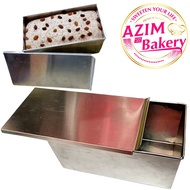 Loyang Roti Sandwich 450g 8X4X4 | Aluminium Sandwich Mould | Loyang Roti | Bread Loaf With Lid by Az