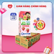 Sữa trái cây KUN vị dâu thùng 48 hộp x 180ml
