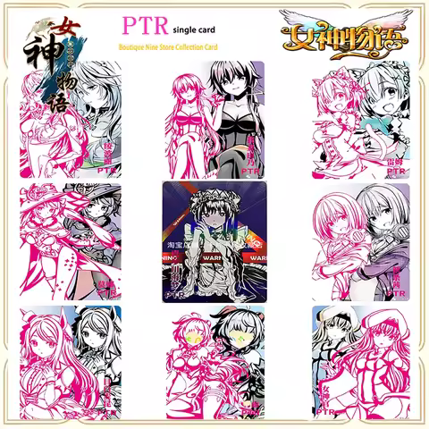Anime Character Goddess Story Flash Card Rare 2M6 PTR Collection Card Children's Toys Board Game Car