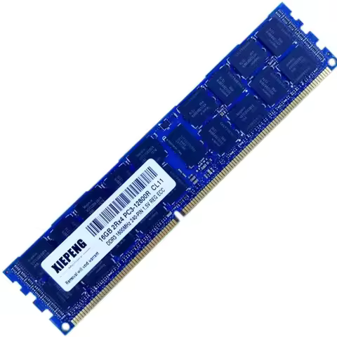 Server Memory 16GB 2Rx4 PC3-12800R 1600MHz REG ECC DDR3 1333MHz 10600E Register ECC For HP ProLiant 