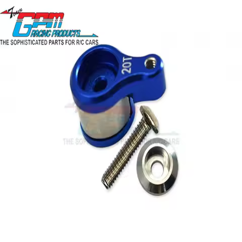 GPM ALUMINUM 20T SERVO HORN W. BUILT-IN SPRING -3PC SET For LOSI 1/18 Mini-T 2.0 2WD Stadium Truck R