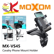 MOXOM MX-VS45 CAVALRY CAR DASHBOARD MOUNT HOLDER / 360 DEGREE / FOAM SLIP MAT / DISPLAY PHONE NUMBER - BLACK