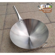 Premium Stainless Steel wok One Handle 36cm/ Wok stainless steel / wok one handle/36cm wok cover/wok