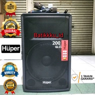 [ORIGINAL] SPEAKER PORTABLE MEETING HUPER GL 15 GL15 ORIGINAL 15 INCH BLUETOOTH + 2 MIC WIRELESS