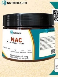100g NAC (N-ACETYL CYSTEINE) (100 khẩu phần) hỗ trợ giải độc gan tạo glutathion