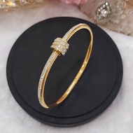 Stainless Steel Unfade Bangle Women Fashion Bracelet