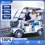 【ส่วนลด 200 บาท】ROXS รถไฟฟ้า 4ล้อผู้ใหญ่1000W รถกอล์ฟ 4 ล้อ รถยนต์ไฟฟ้า4ล้อ รถไฟฟ้า4ล้อ รถกอล์ฟไฟฟ้า