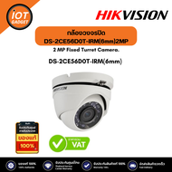 HIKVISION รุ่น DS-2CE56D0T-IRM(6mm) 2 MP Fixed Turret Camera