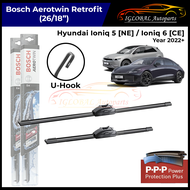 Hyundai Ioniq 5 [NE] / Ioniq 6 [CE] Year 2022+ Windshield Wiper Bosch Aerotwin Retrofit Set (26/18")
