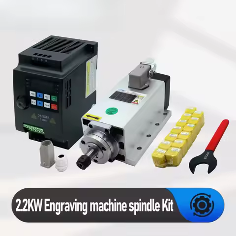 Hot Sell 2.2KW CNC Spindle Motor 110V / 220V ER20 Spindle 0.9Nm 24000RPM +2200W VFD 50/60Hz + ER20A