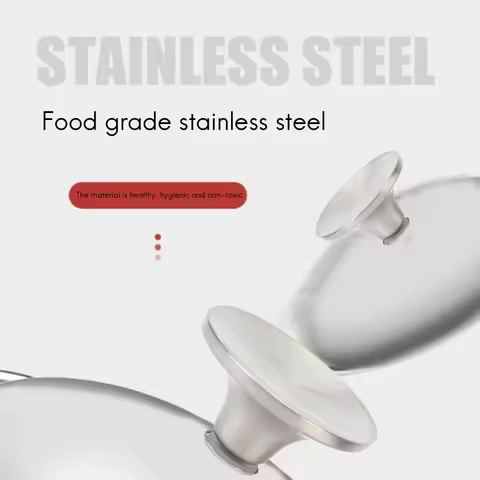 2PCS Dutch Oven Knob, Stainless Steel Pot Lid Replacement Knob for Le Creuset/ for Aldi/ for Lodge, 