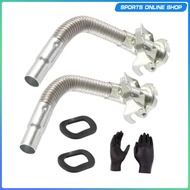 [Beauty] Flexible Jerry Can Spout Metal Fuel Can Nozzle Long Nose Leak Resistant Pipe for Universal 