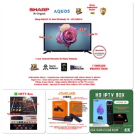 Sharp 32 inch HD LED TV 2TC32BD1X AQUOS 32 Inch HD Ready TV / MYTV Box / Smart IPTV Box ((Delivery B