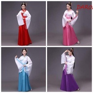 DARON Chinese Ancient Dress, Chinese Cloth Oriental Fairy Princess Chinese Hanfu Skirt, Colorful Out