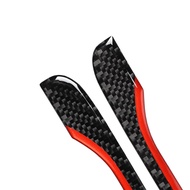 ✁✓▣Sesuai untuk Audi Q7S Q74M serat karbon jalur anti-pelanggaran cermin spion anti calar pelindung 