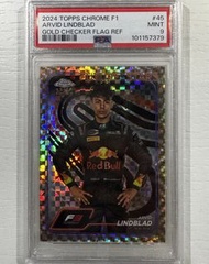 2024 Topps Chrome F1 Arvid Lindblad新秀卡/50 PSA 9